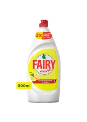 Fairy Max Plus Lemon Dishwashing Liquid with Bleach Alternative Power 800ml