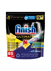 Finish Powerball Ultimate All-In-1 Dishwasher Lemon Sparkle 85 Tablets