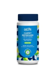 Pet Life Unlimited Carpet Refresher Powder Carpet Deodorizer Powder Pet Safe Carpet Powder Pet Odor Eliminator for Carpet with PlantBased Juniper Leaf Scent Made in the USA 16oz Pack of 1