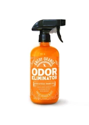 ANGRY ORANGE Pet Odor Eliminator for Strong Odor - Citrus Deodorizer for Strong Dog or Cat Pee Smells on Carpet, Furniture &amp; Indoor Outdoor Floors - 24 Fluid Ounces - Puppy Supplies