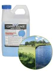 Crystal Blue Copper Sulfate Algaecide - Granular Aquatic Grade Copper Sulfate for Pond Algae Control - 5 Pounds