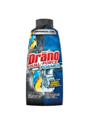 Drano Dual-Force Foamer Clog Remover, Commercial Line, 17 oz