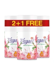 Elegant Automatic Spray REFILL &ndash; Spring Blossom &ndash; 300ML &ndash; Pack of 3, Triple Pack (300ML x 3 Pcs) &ndash; Air Freshener REFILL for Home And Bathroom, Made With ESSENTIAL OILS