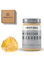 Awafi Mill Moroccan Bakhoor - Aromatic Incense for Exquisite Fragrance (Bottle of 50 gram / 1.7 Oz)