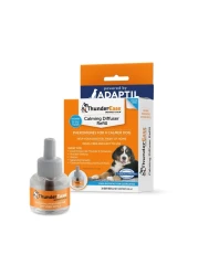 ThunderEase Dog Calming Pheromone Diffuser Refill Powered by ADAPTIL Vet Recommended to Relieve Separation Anxiety, Stress Barking and Chewing, and The Fear of Fireworks and Thunderstorms (30 Day