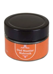 Al Riyah Mabrook Oud Muattar 40g Black And Orange