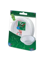 Fun Everyday Disposable Bowl 10cm White 50 PCS