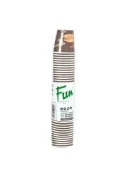 Fun Paper Cup Brown 74ml 50 PCS