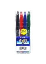 Pilot Frixion Erasable Ball Pen Assorted 0.7mm 4 PCS