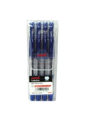 Uni-ball Lakubo Ballpoint Pen Blue 0.7mm 4 PCS