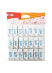 Deli Scribe Eraser 21 PCS