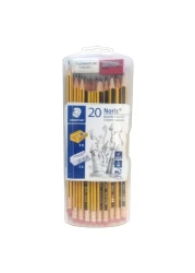 Staedtler Noris 122-HBA HB Pencils 2 PCS and Eraser with Sharpener