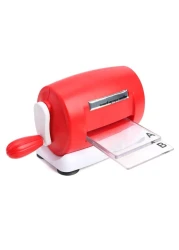Vilihkc DIY Dies Cutting Embossing Machine Paper Card Craft Scrapbooking Dies Machine Cutter Photo Album Decorative Craft(Red)