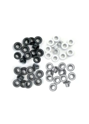 We R Memory Keepers Eyelets Standard Gray 60 Pieces Per Pack