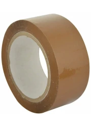 Brown Packaging Tape, 2 inches x 50 yards Strong Heavy Duty Packing Tape for Parcel Boxes, Moving Boxes, Large Postal Bags, Office Use [1 Roll]