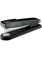 Fitto Metal Full-Strip Stapler 24/6, 26/6 - Heavy Duty, Black Office Stapler for 20-25 Sheets - Durable Desktop Stapler for Home, School, and Office Use - Easy Loading, Anti-Jam Mechanism