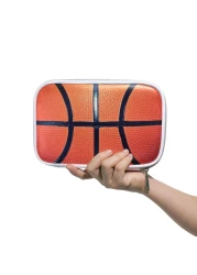 Pencil Case Ball Basketball Pencil Bag Pen Pouch Big Capacity Makeup Brush Bag for Kids Girls Boys Women School College