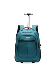 STARGOLD Unisex Water Resistant Rolling Trolley Backpack With Adjustable Strap For School College Office Business And Travel 18 Inches