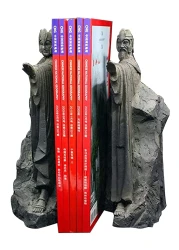 KLQJNP Bookends Book End Lord of Rings Hobbit Book Decoration Resin Decorative Book Stopper Binder and Dividers Blue Large