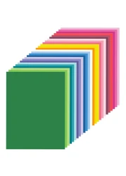 vidabita 100 Sheets Colored Cardstock Paper 120gsm 32lb, 25 Assorted Colors Pastel Colored Construction Paper, Colored Paper for Kids Card Making, Printer, Origami, Scrapbook Craft
