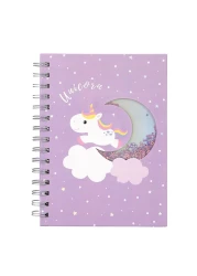 Essen Cute Unicorn Notebook Journal, Diary Notepad for Girls Kids Students Adults -160 Pages