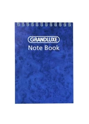 Grandluxe A7 Spiral Bound Notebook Blue 40 Sheets