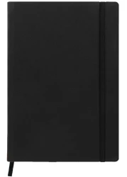 Generic Notebooks/Journals/Diary, Premium Thick Paper Leather Writing Journal, A5 Size, Hard Cover| Lined 200 Pages (6 X 8.25 Inches), Black