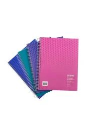 Maxi Spiral 3 Subject Notebook 120 Sheets Multicolour 11x8.5inch 1 PC