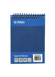 Maxi A7 Ruled Notebook 50 Sheets Blue