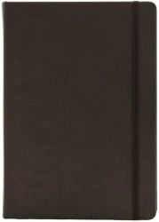 Collins Legacy A5 Hard Cover Notebook, 240 80gsm Square Pages - Black Cover