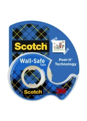 3M Scotch Wall-Safe Tape with Dispenser 183 0.75x650inch