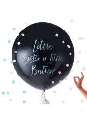 Ginger Ray Gender Reveal Little Brother Or Sister Balloon