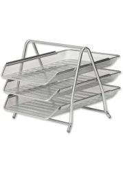 Generic Metal Paper Tray-Silver Color-3 Layer