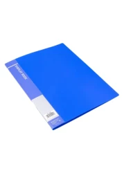 Deli 10 Pockets Display Book Blue