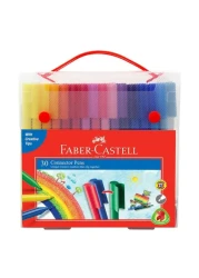 Faber-Castell World Traveller Connector Pen Set Gift Case Multicolour 30 PCS