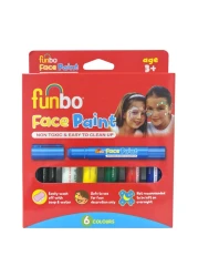 Funbo Face Paint Sticks Multicolour Pack of 6