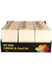 Generic My Mini Canvas &amp; Easel Set 24 Pcs 10X10cm