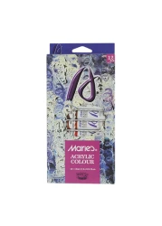 Marie's Acrylic Colour Painting Tubes 12 PCS