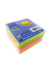 ماكسي ملاحظات لاصقة متنوعة 75 × 75 ملم 400 قطعة