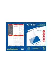 Maxi Adhesive Book Cover Clear 10 Sheets