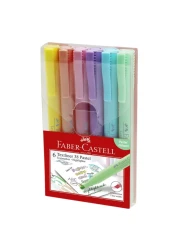 Faber-Castell Textliner 38 Pastel Highlighter Pen 154681 Multicolour 6 PCS