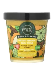 Organic Shop Mango Sugar Sorbet Body Desserts Instant Renewal Body Scrub Brown 450ml