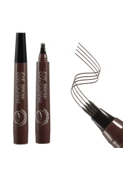 Liquid Eyebrow Pen Waterproof Microblading Eyebrow Pencil with a MicroFork Tip Applicator Creates Natural Looking Brows Effortlessly
