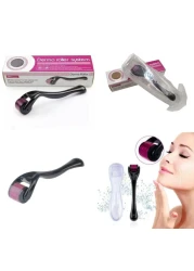 Derma Roller for Hair Growth, Skin Tightening, Beard Care, Acne Scars, and Stretch Marks Microneedling Roller for Face, Scalp &amp; Beard Easy-to-Use Skincare Tool
