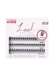 KISS Lash Couture Faux Mink Lash Extensions Style Venus Exclusive FlatBand Technology Short Medium Length 60 Individual Lash Clusters Glue On Lashes