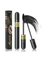 2in1 Vibely Mascara 5X Longer Lengthening And Thickening Mascara Waterproof Black Volume And Lengh Mascara SmudgeProof Non Clumping Long Lasting Eye Makeup