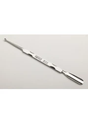 MEHAZ 022 9mm Pusher Curette 5 inch Stainless Steel Cuticle Pusher Cleaner Model MC0022