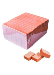 Karlash Nail Mini Orange Buffer Block File 80/100 Grit 2 Sided (130 Count)
