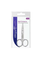 Elegant Touch Stainless Steel Nail Scissors Silver