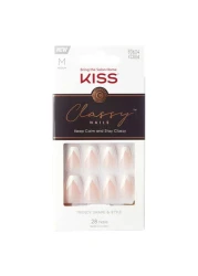Kiss Classy Nails Medium KCS04C Pink 28 PCS